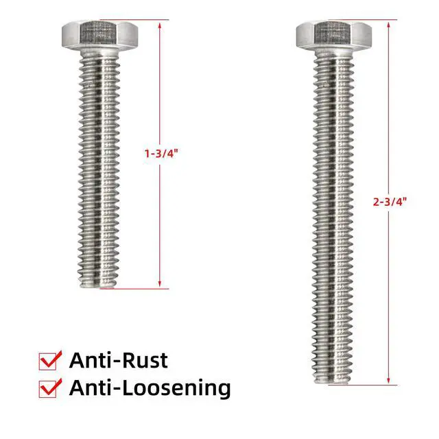 Alt view image 3 of 7 - 8 PCS 304 Stainless Steel Post Attachment Kit | Sign Mounting Hardware (Bolts & Nuts), Sign Post Mounting Hardware, For U Channel Post