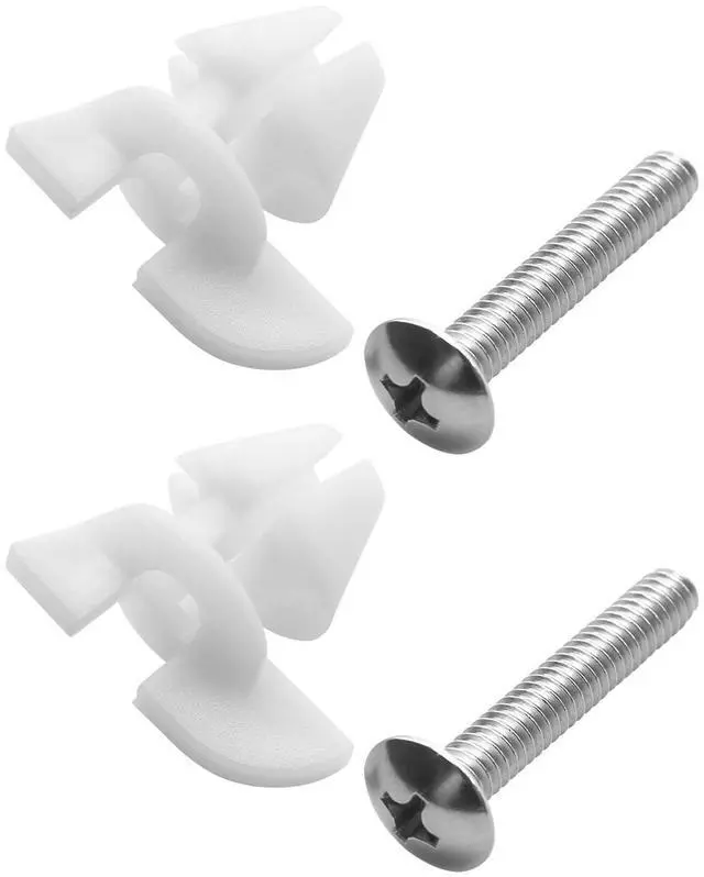 Main image of Toilet Seat Screws & Bolts for Kohler 1133024 Hardware Pack, Compatible with Kohler Toilet Seats Parts Secure Fit Toilet Seat Hardware Kit, Non-Slip Rust-Resistant - 2 Pack