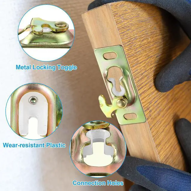 Alt view image 5 of 7 - Pocket Door Hardware Kit with Sliding Door Rollers,1 Set | Sliding Door Hanger, Roller Plate and Pivot Wrench, RV or Pocket Door Hardware Repair