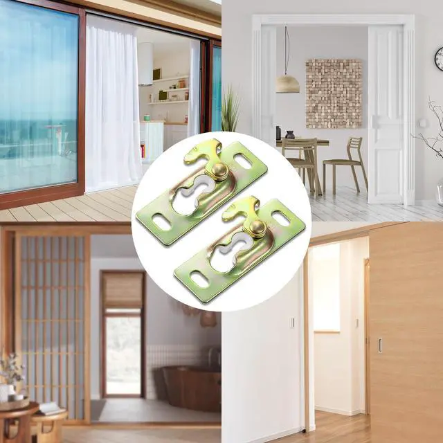 Alt view image 7 of 7 - Pocket Door Hardware Kit with Sliding Door Rollers,1 Set | Sliding Door Hanger, Roller Plate and Pivot Wrench, RV or Pocket Door Hardware Repair