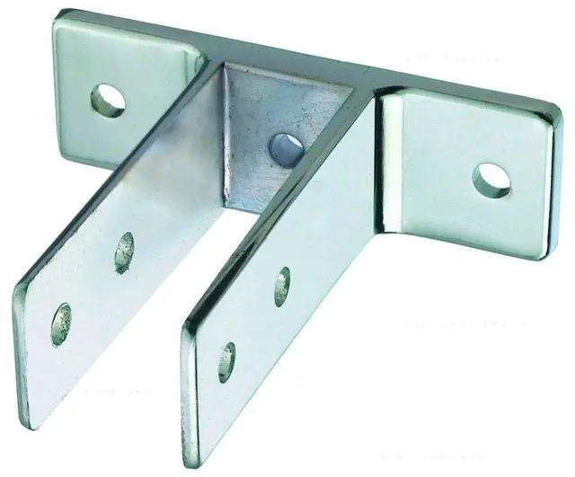 Main image of TP1286 Cast Zamac 2-Ear Urinal Screen Bracket for 1" Panels