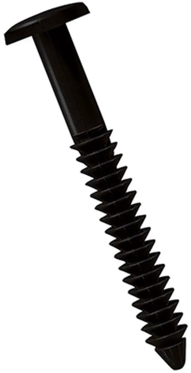 Main image of LVSL0012BL 3" Lifetime Vinyl Shutter-Lok's, Black (12/Bag), Count