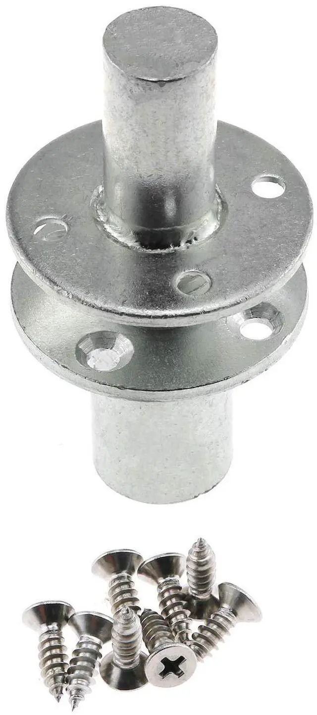 Main image of M20 304 Stainless Steel Round Base Tee Nut Brad Hole Screw-in T-Nut Bedpost Connector Furniture Hardware Fittings with Screws