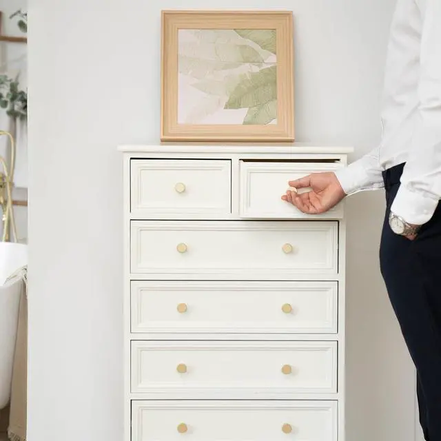 Alt view image 6 of 7 - 10 Pack Gold Dresser Knobs Small Gold Drawer Knobs | Aluminum, Screws Included, Suitable for Cabinets, Dressers, Drawers, Jewelry Boxes, and Small Storage Cabinets