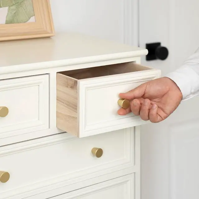 Alt view image 5 of 7 - 10 Pack Gold Dresser Knobs Small Gold Drawer Knobs | Aluminum, Screws Included, Suitable for Cabinets, Dressers, Drawers, Jewelry Boxes, and Small Storage Cabinets