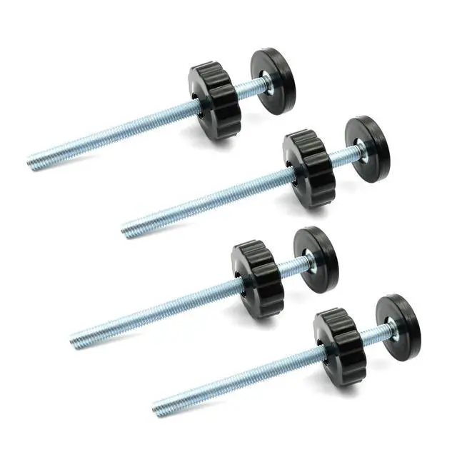 Alt view image 4 of 7 - 4 Pack 8MM Baby Gates Threaded Spindle Rod, Replacement Parts Kits | Extra Long Wall Mounting Accessories Screws Rods Adapter Bolts for Pet & Dog Pressure Mounted Safety Gates