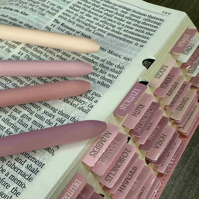 Alt view image 4 of 6 - Gel Pens Black Ink, 7 Pcs 0.5mm Quick Dry Fine Point Smooth Writing Pens, Cute Office School Supplies Gifts for Women Student (7 Pcs Pink - Black Ink) | Cute Office School Supplies Gifts for
