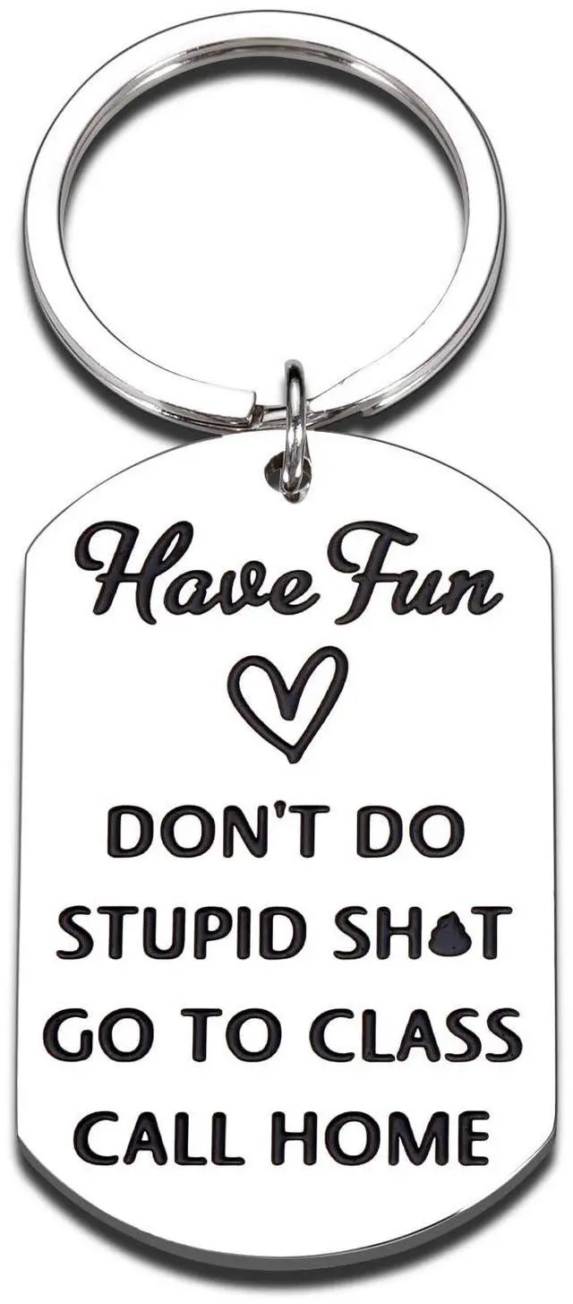 Main image of School Supplies for Kids Back to School Supplies for Teen Girls Boys | First Day of School Gifts College Dorm Room Essentials for Guys off to College Gift for Him Her Gag Keychain for Son Daughter