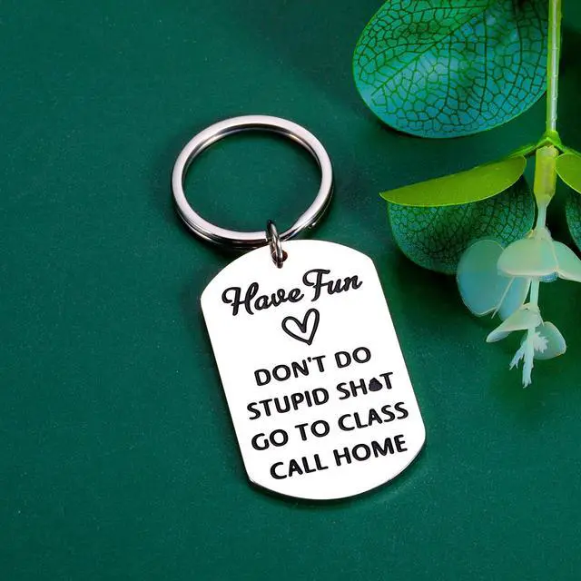 Alt view image 2 of 6 - School Supplies for Kids Back to School Supplies for Teen Girls Boys | First Day of School Gifts College Dorm Room Essentials for Guys off to College Gift for Him Her Gag Keychain for Son Daughter