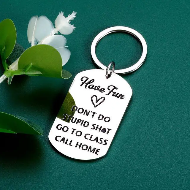Alt view image 3 of 6 - School Supplies for Kids Back to School Supplies for Teen Girls Boys | First Day of School Gifts College Dorm Room Essentials for Guys off to College Gift for Him Her Gag Keychain for Son Daughter