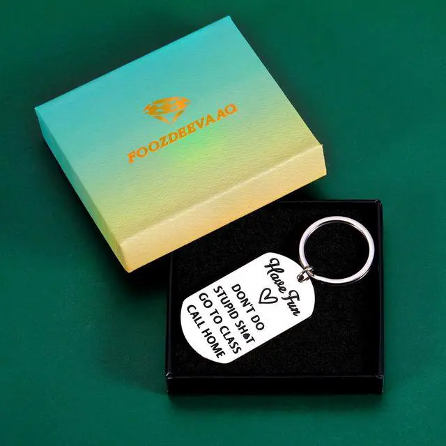 Alt view image 5 of 6 - School Supplies for Kids Back to School Supplies for Teen Girls Boys | First Day of School Gifts College Dorm Room Essentials for Guys off to College Gift for Him Her Gag Keychain for Son Daughter