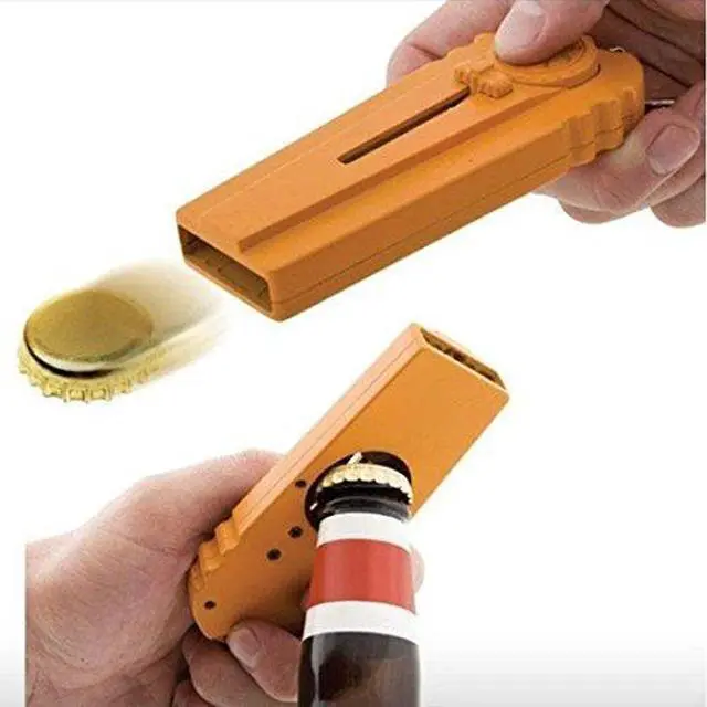 Main image of Zappa Beer Cap Launcher Shooter Bottle Opener for Bar, Barbecue, Family Party, Birthday Party, Wedding, Creative Game, Carnival, Halloween, Christmas - Color Random