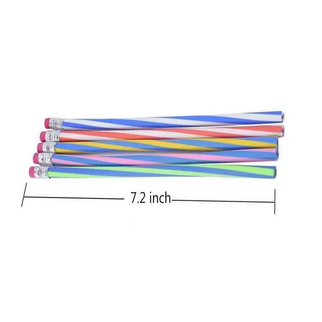 Alt view image 2 of 6 - 30 Pieces Flexible Soft Pencil Magic Bend Kids for Children School