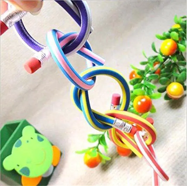 Alt view image 4 of 6 - 30 Pieces Flexible Soft Pencil Magic Bend Kids for Children School