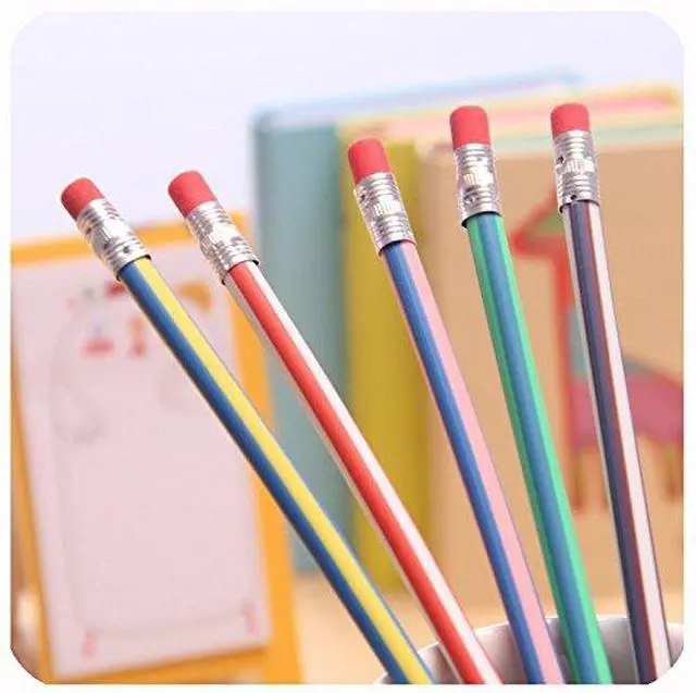 Alt view image 6 of 6 - 30 Pieces Flexible Soft Pencil Magic Bend Kids for Children School