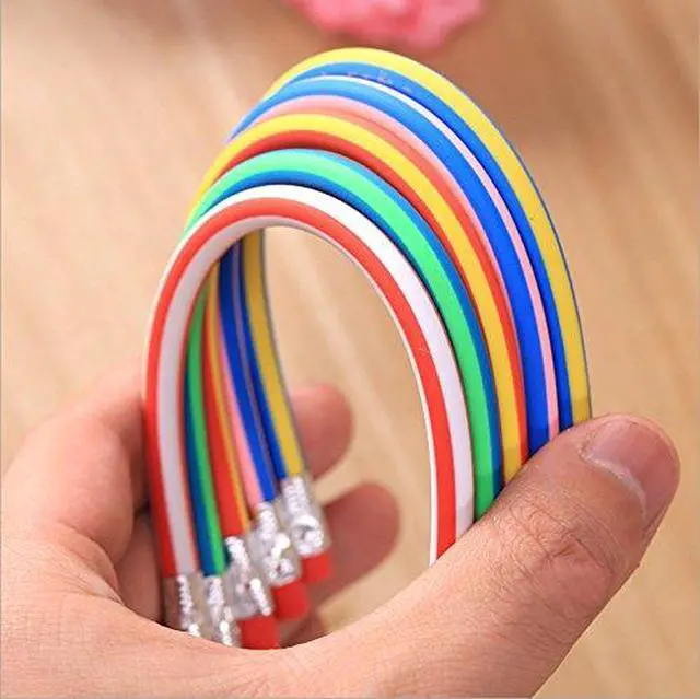 Alt view image 5 of 6 - 30 Pieces Flexible Soft Pencil Magic Bend Kids for Children School