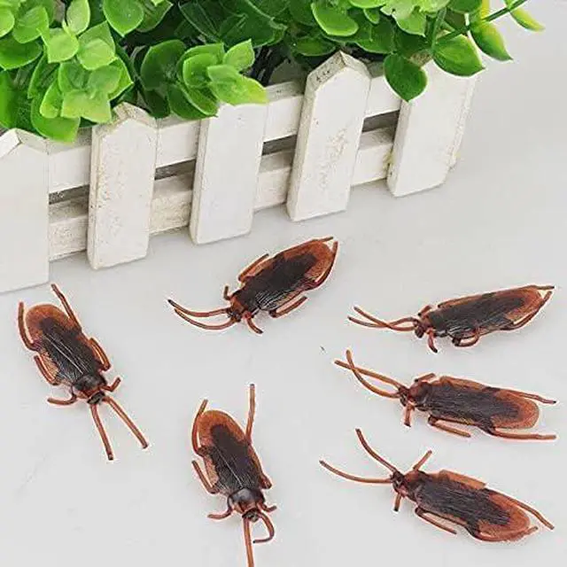 Alt view image 7 of 7 - Prank Fake Roaches, Favorite Trick Joke Toys Look Real, Scary Insects Realistic Plastic Bugs, Novelty Cockroach for Party, Christmas, Halloween (5)