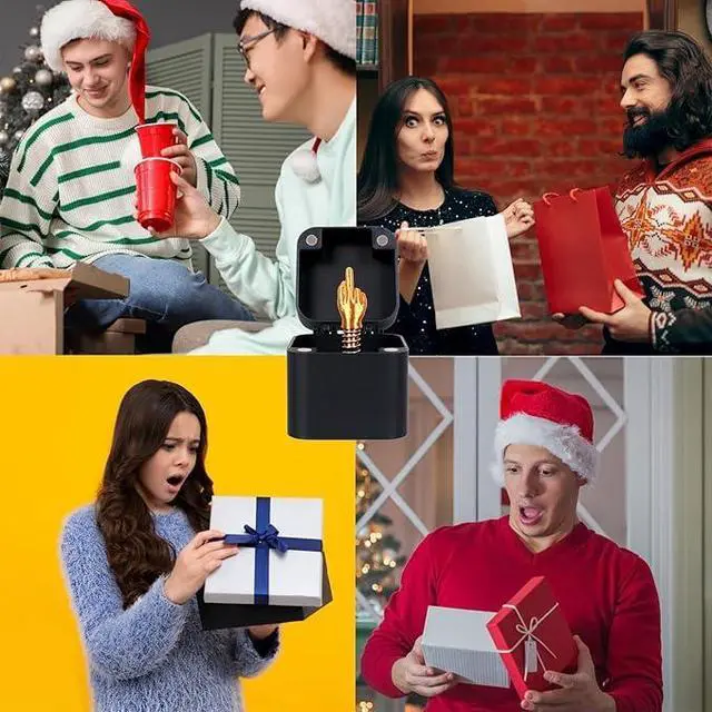 Alt view image 6 of 6 - Funny Gag Birthday Gifts for Men,White Elephant Gifts for Adults,Prank Box Random Cool Stuff for Brother,Mens Christmas Weird Quirky Gift for Coworkers