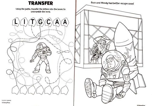 Alt view image 2 of 5 - Pixar Toy Story - Gigantic Coloring & Activity Book - 192 Pages