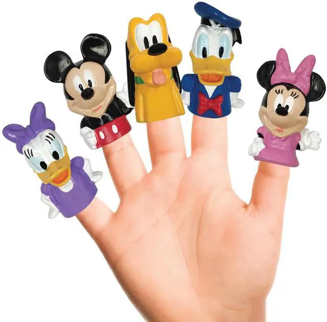 Main image of Mickey Mouse & Friends Finger Puppets - Party Favors, Educational, Bath Toys