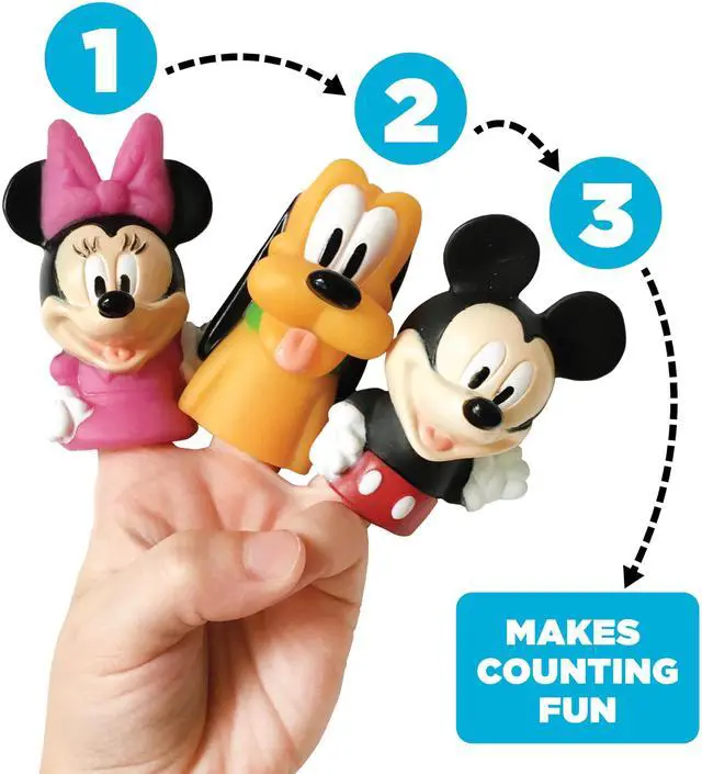 Alt view image 3 of 7 - Mickey Mouse & Friends Finger Puppets - Party Favors, Educational, Bath Toys