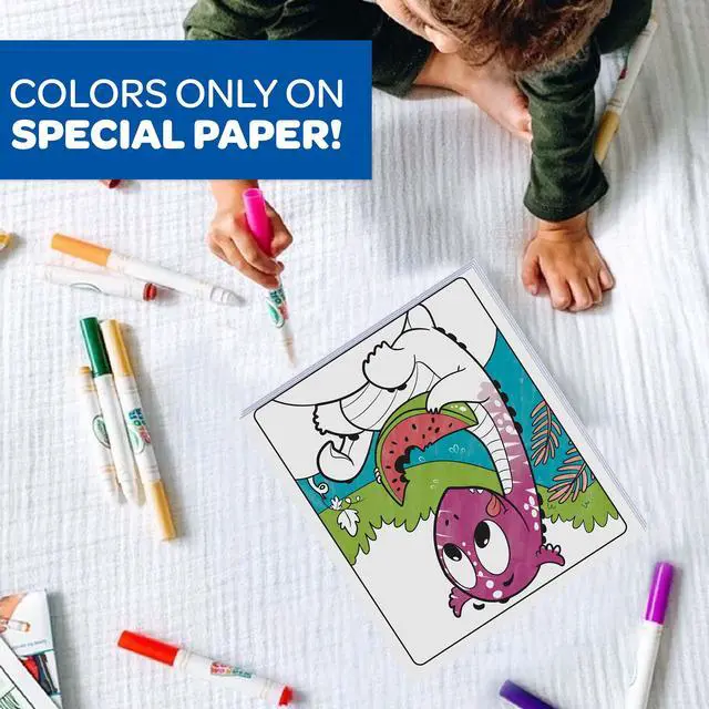 Alt view image 4 of 6 - Color Wonder Prehistoric Pals, Dinosaur Coloring Pages, Mess Free Coloring for Toddlers, Dinosaur Toys, Toddler Travel Activity & Gifts
