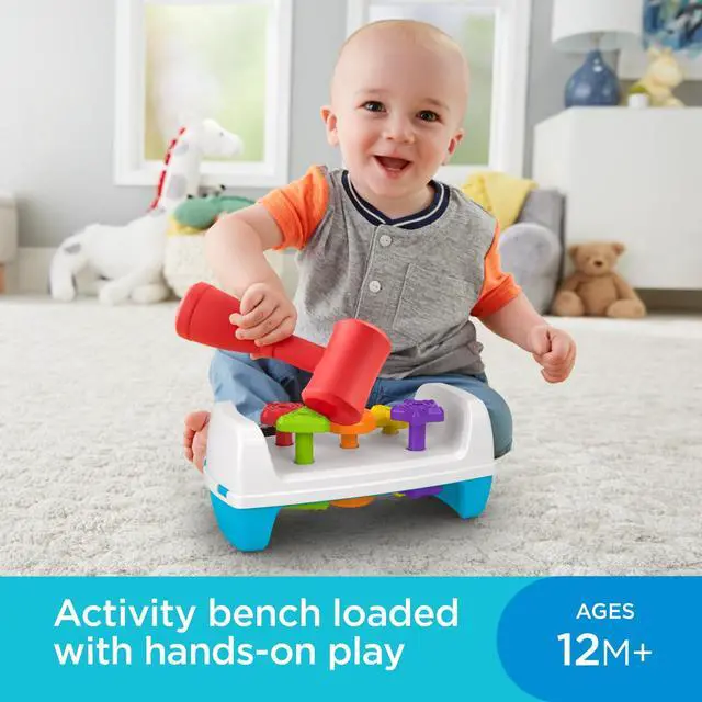 Alt view image 2 of 6 - Tap & Turn Bench Activity Toy