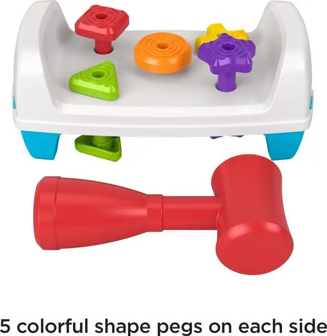Alt view image 5 of 6 - Tap & Turn Bench Activity Toy