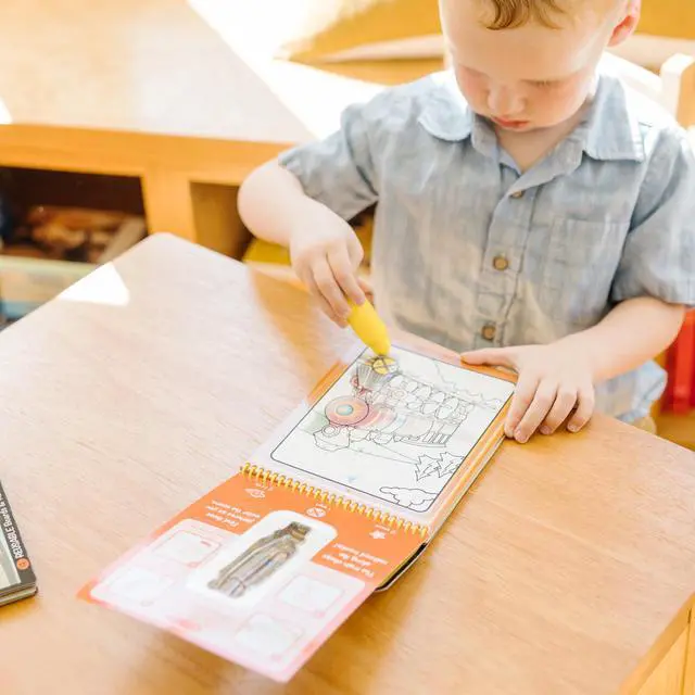 Alt view image 7 of 7 - The Go Water Wow! Mess Free Coloring Book, Reusable Water-Reveal Activity Pad, Vehicles, Travel Toys, Party Favors, for Toddlers & Kids Ages 3+ - FSC Certified