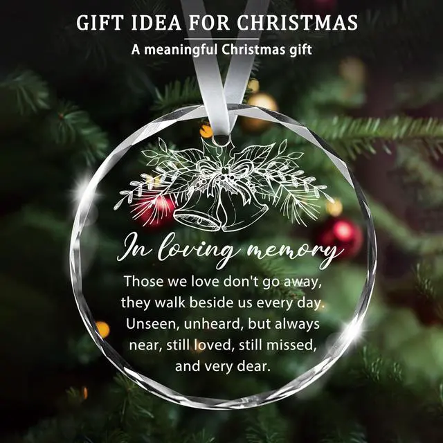 Alt view image 4 of 6 - Christmas Ornaments,Sympathy Gifts for Loss of Loved One in Loving Memory | Condolences Memorial Bereavement Gifts 2026 Anniversary of Passing Thinking of You,Loss of Mother Father Xmas Tree Decor