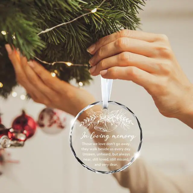 Alt view image 5 of 6 - Christmas Ornaments,Sympathy Gifts for Loss of Loved One in Loving Memory | Condolences Memorial Bereavement Gifts 2026 Anniversary of Passing Thinking of You,Loss of Mother Father Xmas Tree Decor