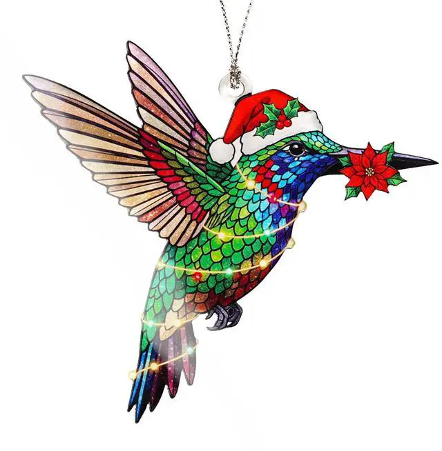 Alt view image 4 of 6 - Hummingbird Gifts for Women 2026, Christmas Ornament 2026 for Womens Mom Mothers in Law, Hummingbird Ornament with Meaningful Story Card Gifts for Wife Woman Stocking Stuffers for Women