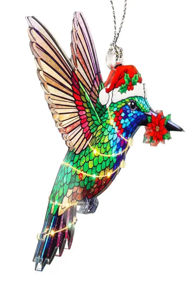 Alt view image 5 of 6 - Hummingbird Gifts for Women 2026, Christmas Ornament 2026 for Womens Mom Mothers in Law, Hummingbird Ornament with Meaningful Story Card Gifts for Wife Woman Stocking Stuffers for Women