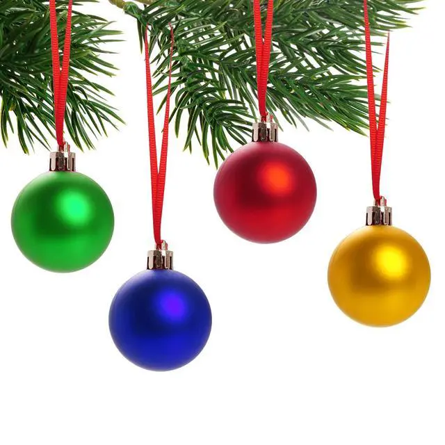 Alt view image 4 of 7 - 100 Pcs Christmas Ornament Ribbon Hangers, Thin Hand Tied Ornament Ribbon Loops