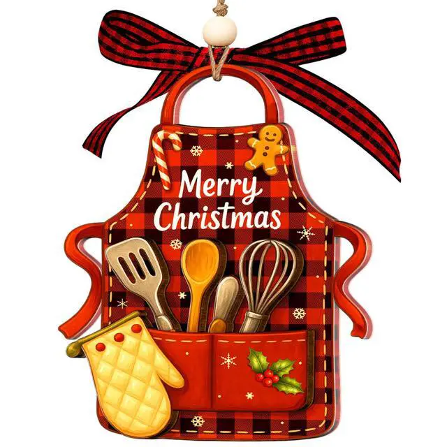 Alt view image 7 of 7 - Baking Ornaments, Baking Ornaments for Christmas Tree 2026, Gift for Bakers | Unique Baker Ornament 2026 Gifts For Bakers, Baking Christmas Ornament And Decor Gift Wood Acrylic 2 Layers Xmas Ornament