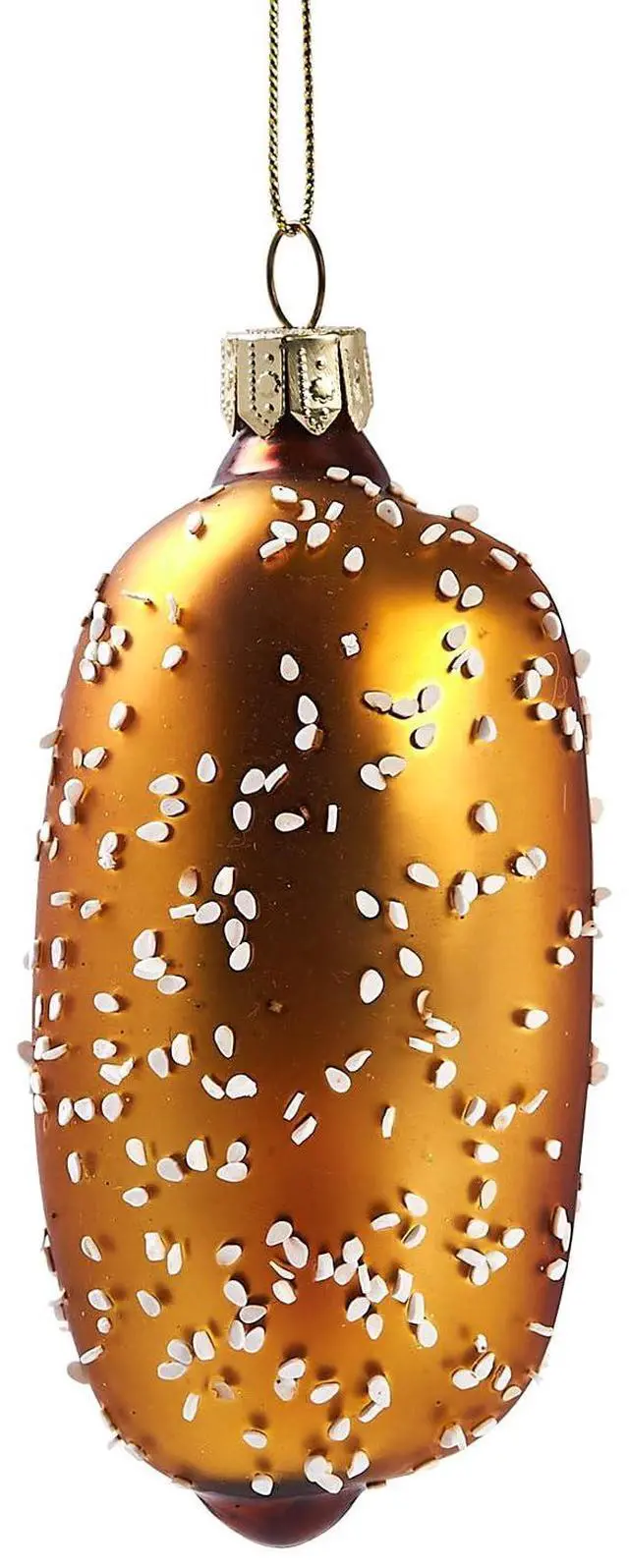 Alt view image 4 of 5 - Hanging Ornaments for Christmas Tree 2025 - Hot Dog 3D Glass Blown Tree Decorations, Mini Food Funny Snacks Small Christmas Decor for Xmas Tree Home Outdoor Centerpiece