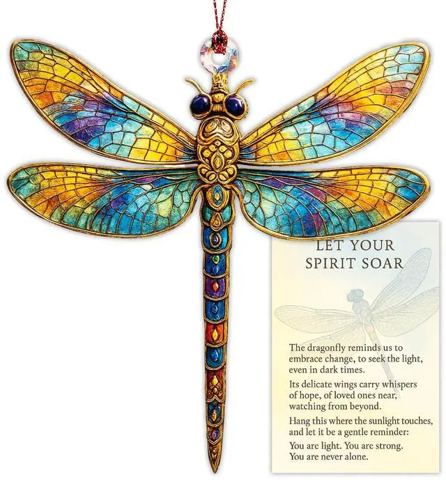 Main image of Christmas Women Gifts 2026 - Christmas Ornaments 2026 - Dragonfly Ornament - Dragonfly Gifts for Women - Christmas Women Decoration Ornaments