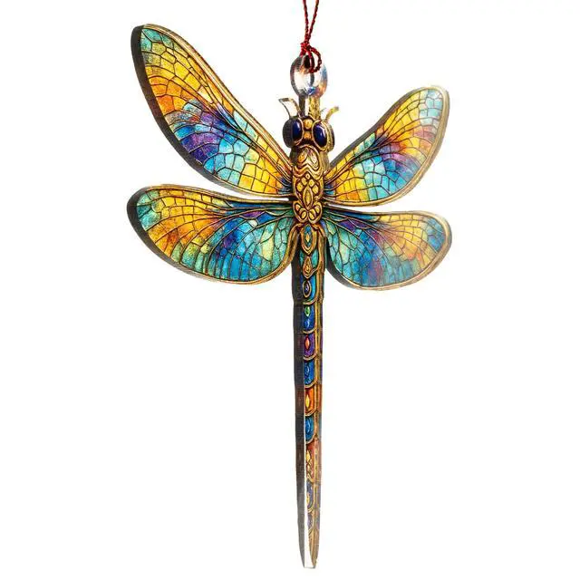Alt view image 4 of 5 - Christmas Women Gifts 2026 - Christmas Ornaments 2026 - Dragonfly Ornament - Dragonfly Gifts for Women - Christmas Women Decoration Ornaments