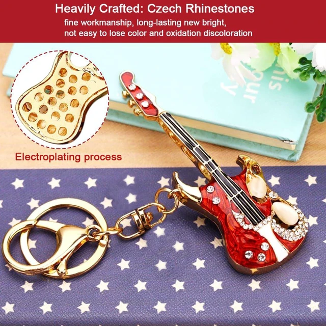 Alt view image 4 of 7 - Guitar Ornaments for Christmas Tree, mini Music Ornament for Christmas Tree, Miniature Guitar Ornament Gifts for Rock Band Music Lovers,Bass Guitar Ornaments 2026