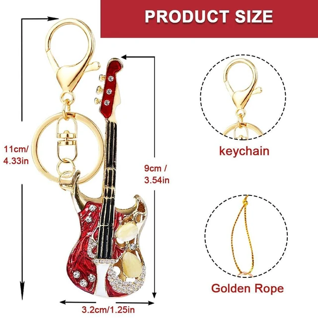 Alt view image 7 of 7 - Guitar Ornaments for Christmas Tree, mini Music Ornament for Christmas Tree, Miniature Guitar Ornament Gifts for Rock Band Music Lovers,Bass Guitar Ornaments 2026