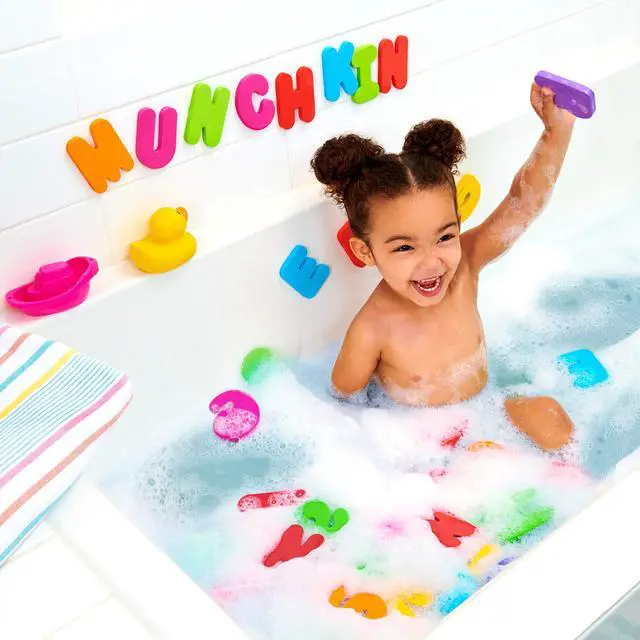 Alt view image 2 of 6 - Learn Bath Letters and Numbers 36pc Toddler Bath Toy