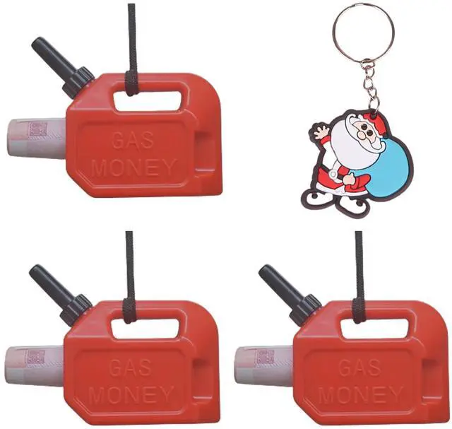 Alt view image 2 of 6 - 3PCS Gas Can Ornament, Christmas Money Holder, Gas Money Cash Lucky Gift | Red Gas Can Fun Design for Christmas Tree Decor, New Year Wishes, Lucky Money Gifts, Birthday, Graduation and Holiday Gifts