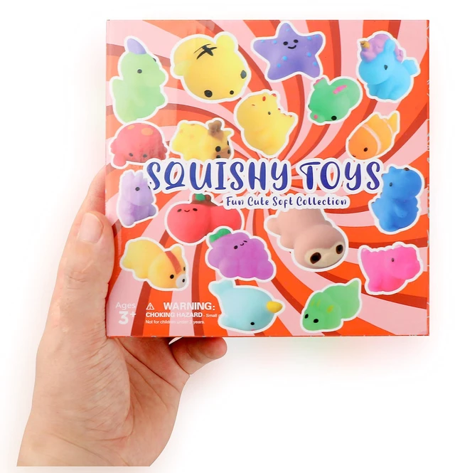 Alt view image 5 of 7 - Squishies, 32 Pack Mochi Squishy Toys - Kawaii Cat Squishys Slow Rising Animals - Party Favors, Goodie Bag, Birthday Gifts, Mini Squishies Stress Reliever Toy