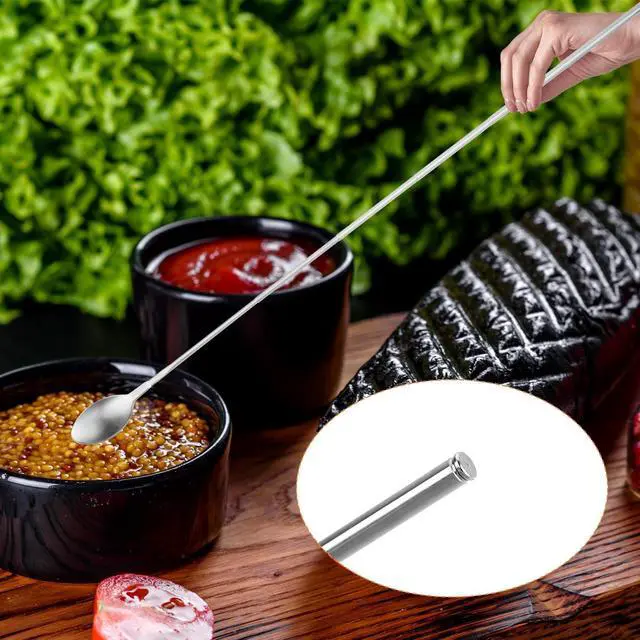 Alt view image 6 of 7 - Telescopic Spoon - Extending 2063cm/ 824.8in, Stainless Steel Barbecue & Camping Spoon