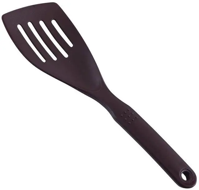 Main image of My FavoriteTM Scoop & Drain Slotted Spatula, Black,One Size Fits All