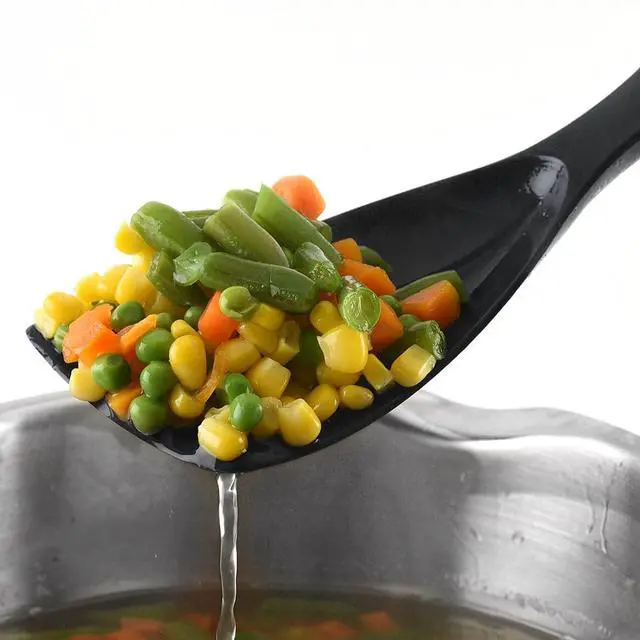 Alt view image 3 of 6 - My FavoriteTM Scoop & Drain Slotted Spatula, Black,One Size Fits All
