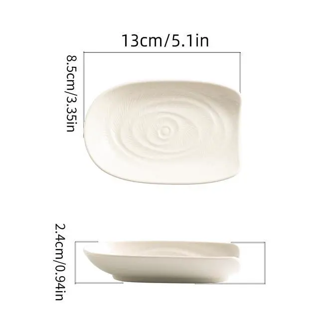 Alt view image 2 of 7 - Ceramic Spoon Rest, 5" Utensil Holder for Stove Top & Counter | Compact design fits spoons, spatulas, ladles, tongs, and coffee stirrers while saving counter and drawer space