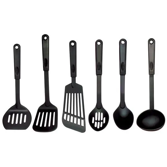 Alt view image 2 of 6 - Nylon 12-Inch Solid Spoon, Pack of 1, Black