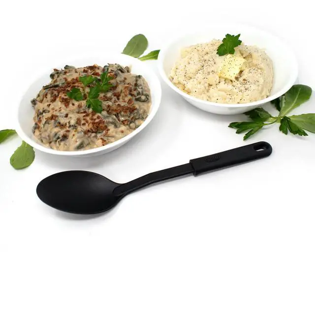Alt view image 6 of 6 - Nylon 12-Inch Solid Spoon, Pack of 1, Black