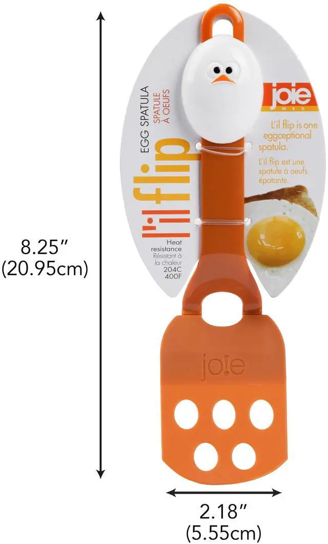 Alt view image 4 of 4 - Lil' Flip Egg Spatula, Slotted and Compact Turner, Multi-Use Flipper for Any Food From Burgers to Pancakes, Durable Nylon, Heat Resistant Up to 400 Degrees